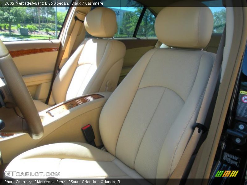 Black / Cashmere 2009 Mercedes-Benz E 350 Sedan