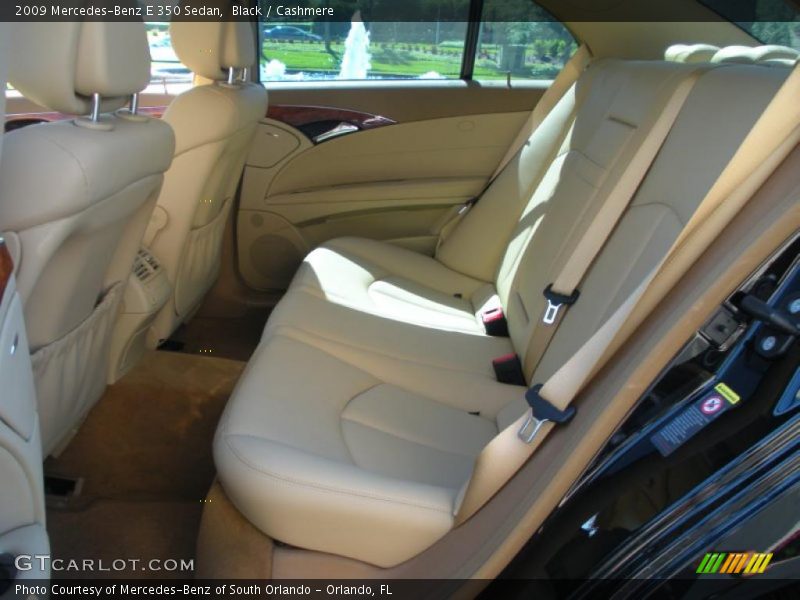 Black / Cashmere 2009 Mercedes-Benz E 350 Sedan