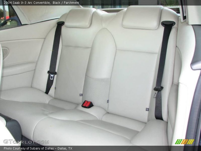Black / Parchment 2004 Saab 9-3 Arc Convertible