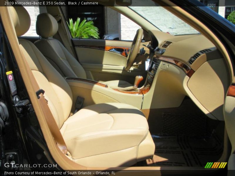 Black / Cashmere 2009 Mercedes-Benz E 350 Sedan