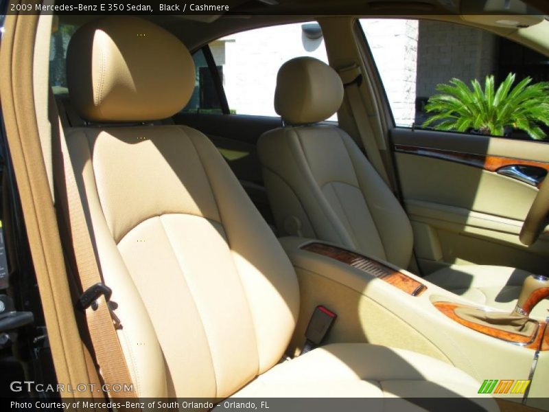 Black / Cashmere 2009 Mercedes-Benz E 350 Sedan
