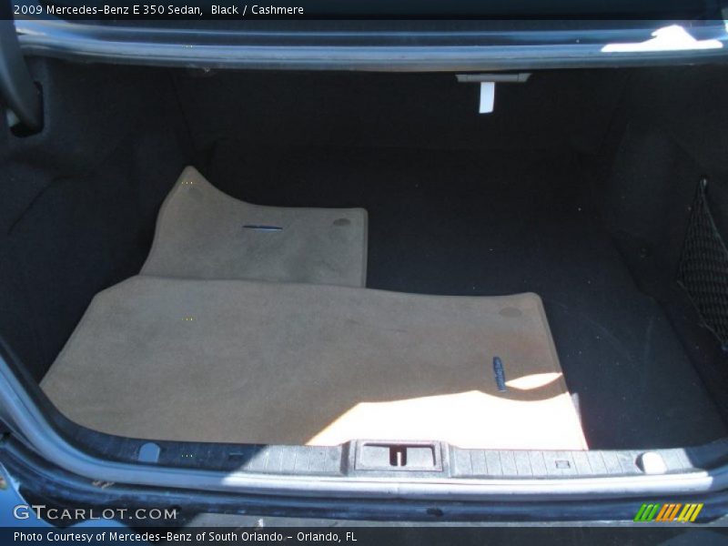 Black / Cashmere 2009 Mercedes-Benz E 350 Sedan