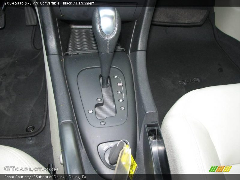 Black / Parchment 2004 Saab 9-3 Arc Convertible