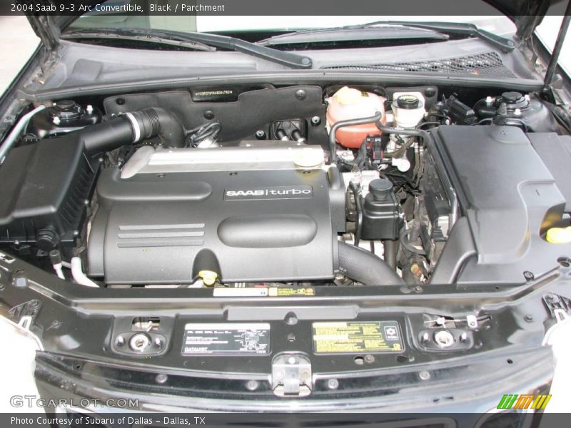 Black / Parchment 2004 Saab 9-3 Arc Convertible