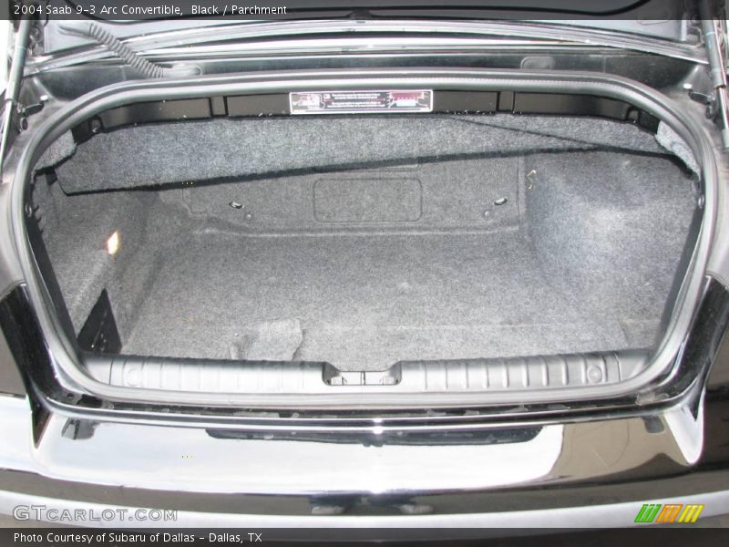 Black / Parchment 2004 Saab 9-3 Arc Convertible