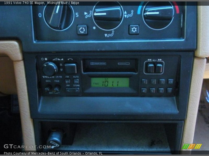 Controls of 1991 740 SE Wagon