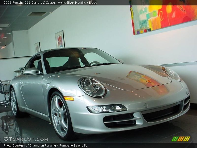 Arctic Silver Metallic / Black 2006 Porsche 911 Carrera S Coupe