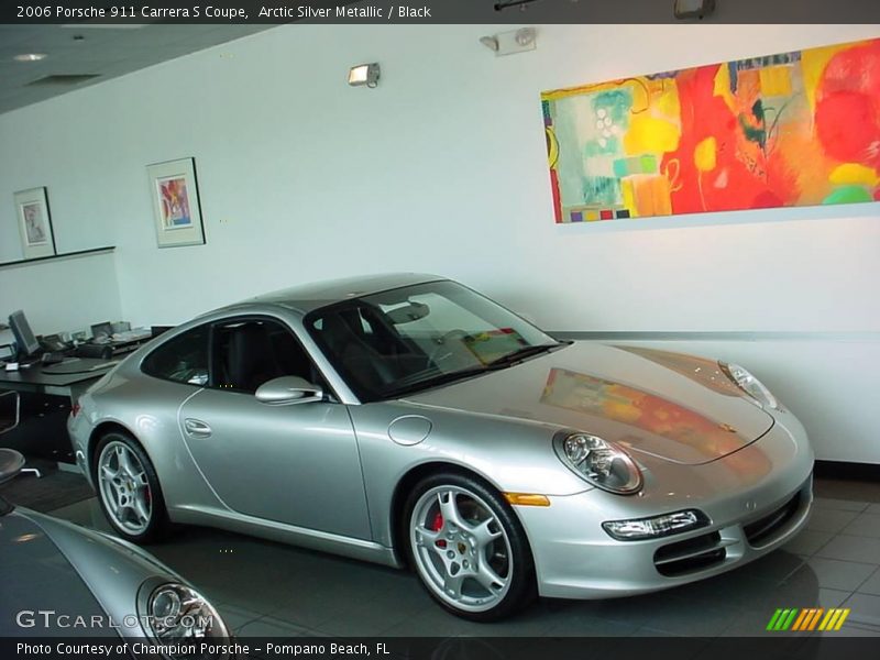Arctic Silver Metallic / Black 2006 Porsche 911 Carrera S Coupe