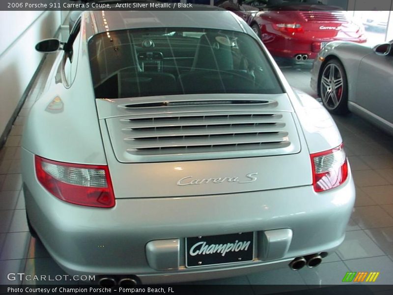 Arctic Silver Metallic / Black 2006 Porsche 911 Carrera S Coupe