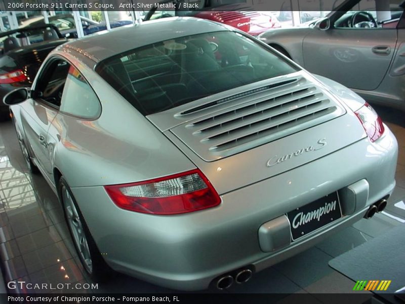 Arctic Silver Metallic / Black 2006 Porsche 911 Carrera S Coupe