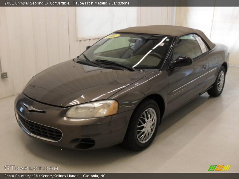 Taupe Frost Metallic / Sandstone 2001 Chrysler Sebring LX Convertible