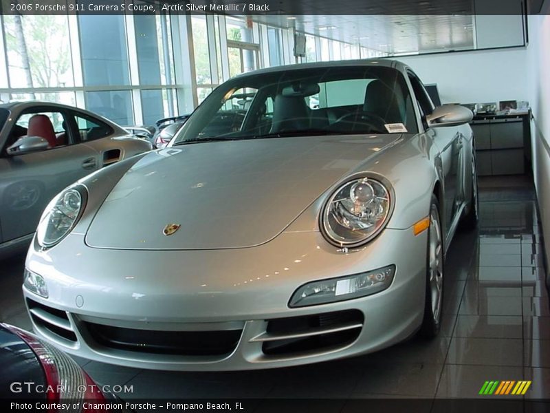 Arctic Silver Metallic / Black 2006 Porsche 911 Carrera S Coupe