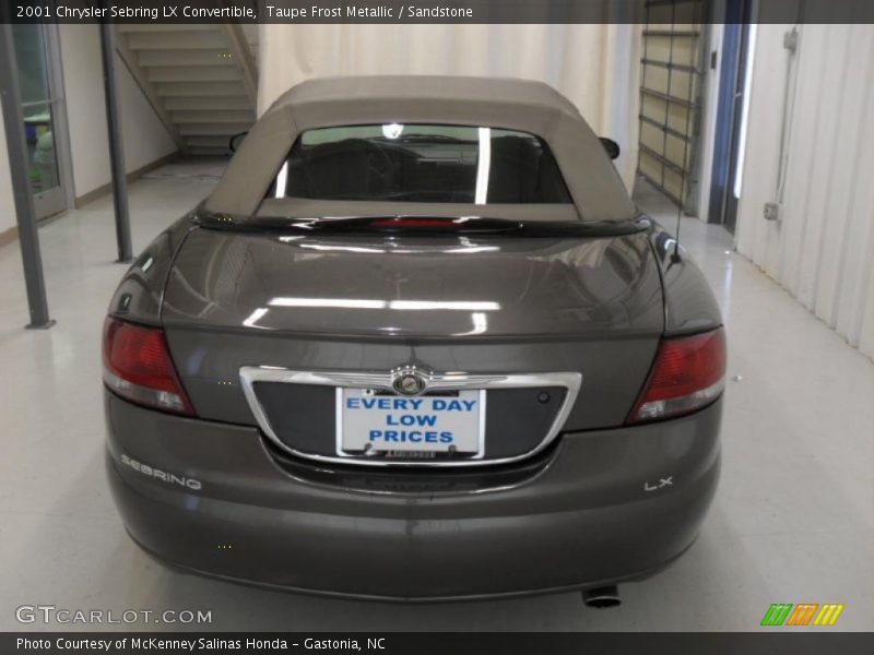 Taupe Frost Metallic / Sandstone 2001 Chrysler Sebring LX Convertible