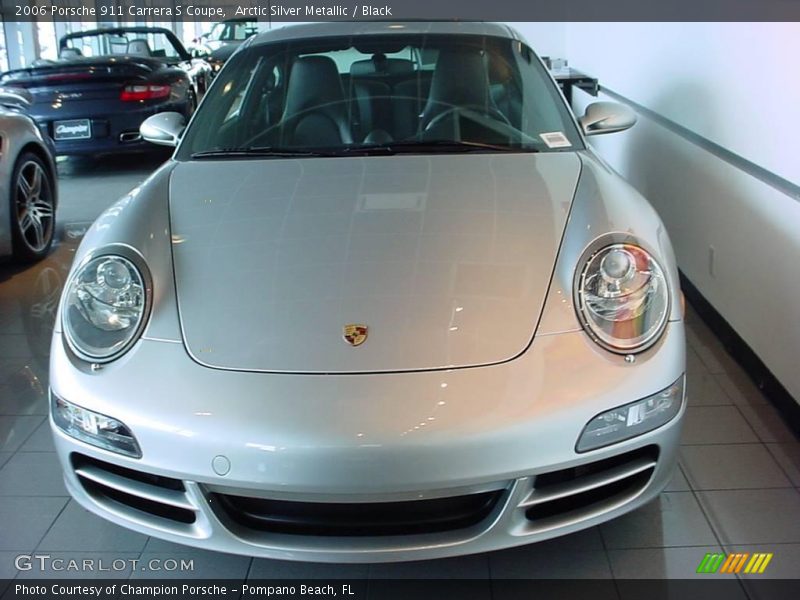 Arctic Silver Metallic / Black 2006 Porsche 911 Carrera S Coupe