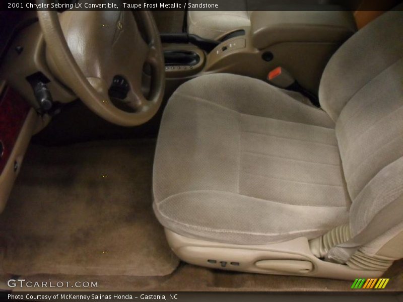 Taupe Frost Metallic / Sandstone 2001 Chrysler Sebring LX Convertible