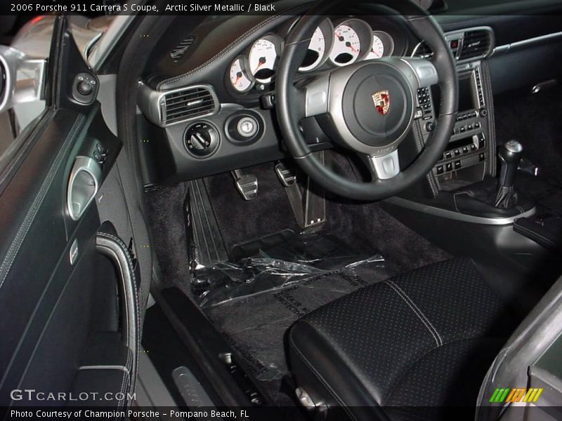 Arctic Silver Metallic / Black 2006 Porsche 911 Carrera S Coupe