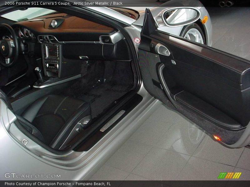 Arctic Silver Metallic / Black 2006 Porsche 911 Carrera S Coupe