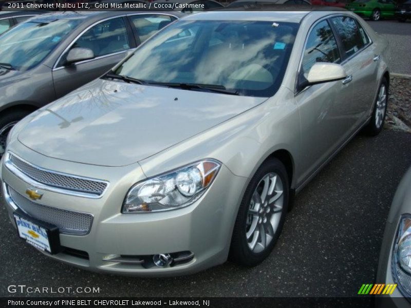 Gold Mist Metallic / Cocoa/Cashmere 2011 Chevrolet Malibu LTZ
