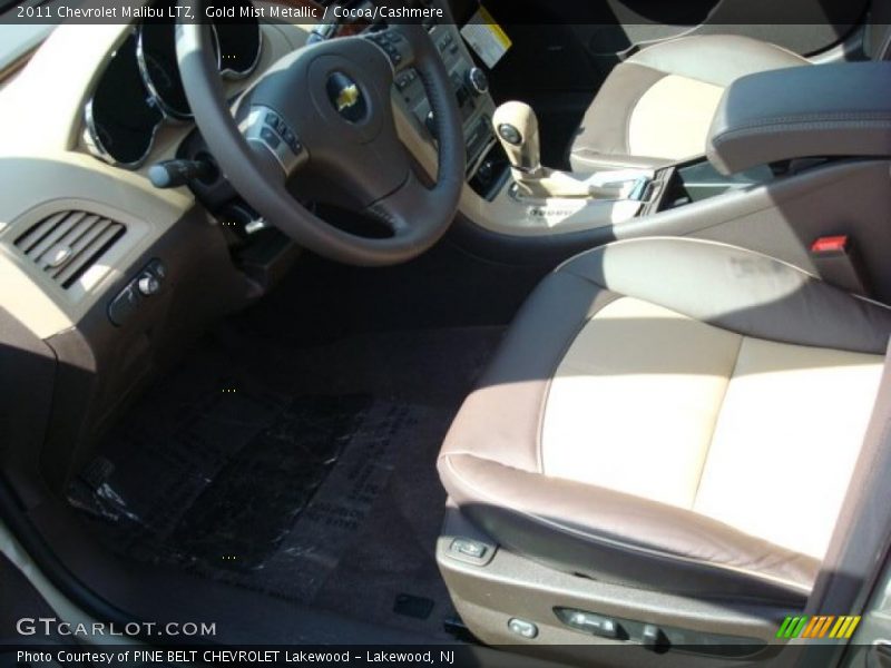 Gold Mist Metallic / Cocoa/Cashmere 2011 Chevrolet Malibu LTZ