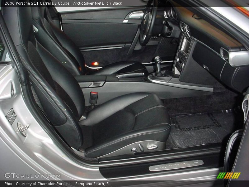 Arctic Silver Metallic / Black 2006 Porsche 911 Carrera S Coupe