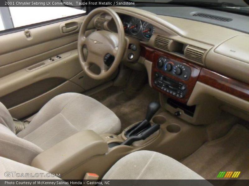 Taupe Frost Metallic / Sandstone 2001 Chrysler Sebring LX Convertible