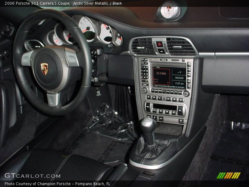 Arctic Silver Metallic / Black 2006 Porsche 911 Carrera S Coupe