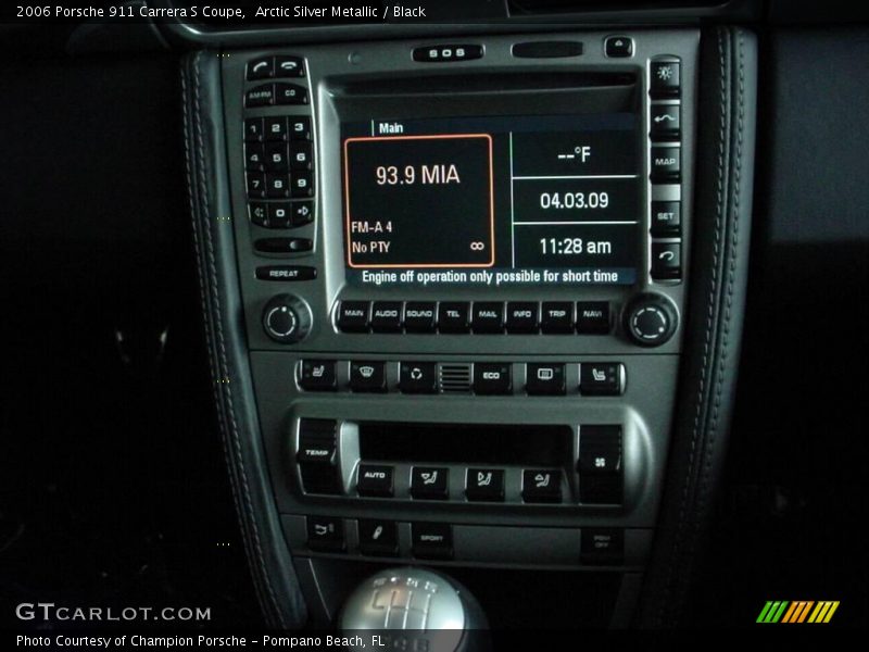 Arctic Silver Metallic / Black 2006 Porsche 911 Carrera S Coupe