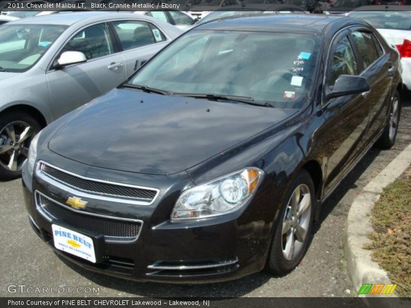 Black Granite Metallic / Ebony 2011 Chevrolet Malibu LT