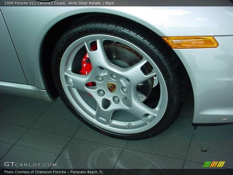 Arctic Silver Metallic / Black 2006 Porsche 911 Carrera S Coupe