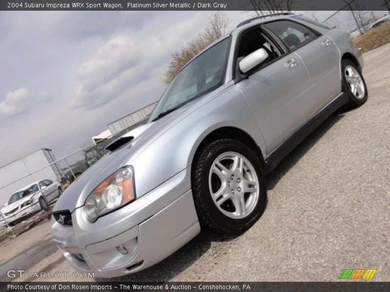 Platinum Silver Metallic / Dark Gray 2004 Subaru Impreza WRX Sport Wagon