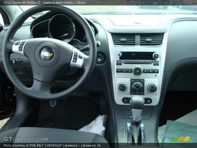Black Granite Metallic / Ebony 2011 Chevrolet Malibu LT