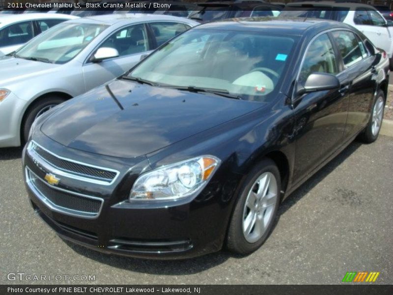 Black Granite Metallic / Ebony 2011 Chevrolet Malibu LS