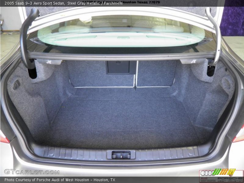 Steel Gray Metallic / Parchment 2005 Saab 9-3 Aero Sport Sedan
