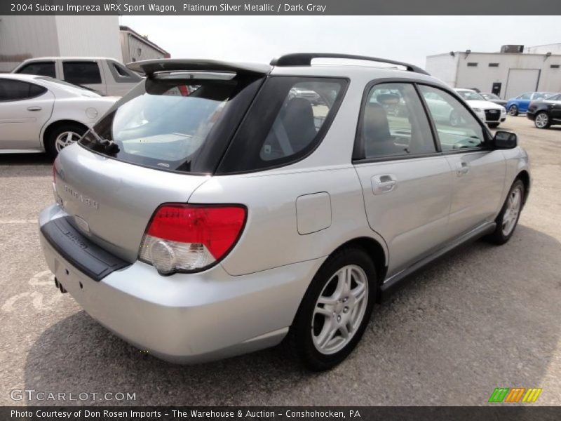 Platinum Silver Metallic / Dark Gray 2004 Subaru Impreza WRX Sport Wagon