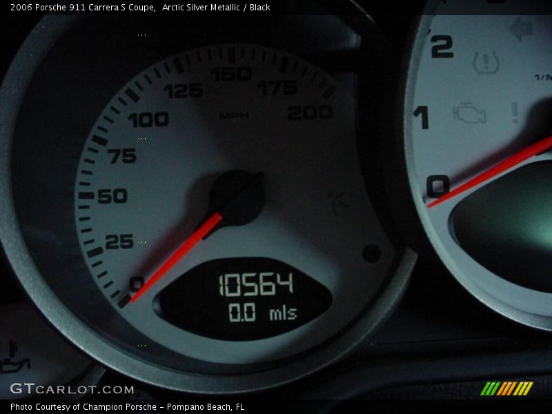 Arctic Silver Metallic / Black 2006 Porsche 911 Carrera S Coupe