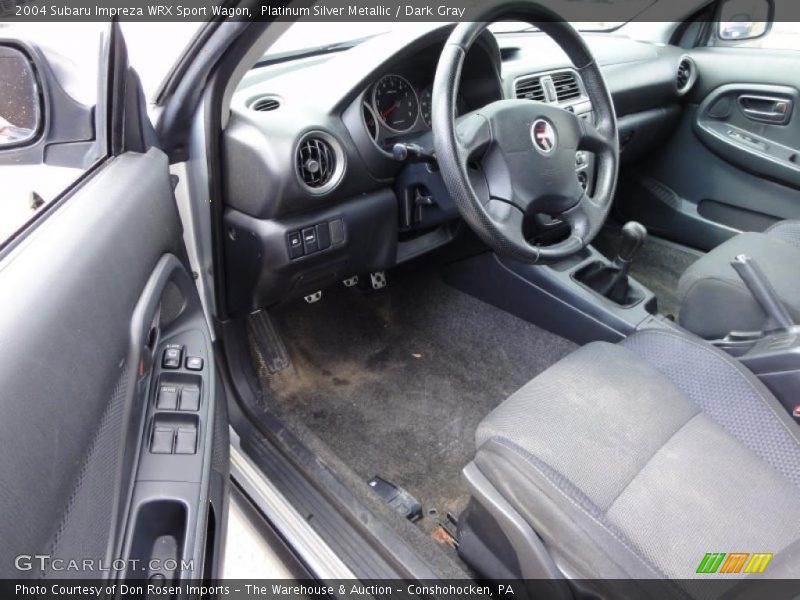 Platinum Silver Metallic / Dark Gray 2004 Subaru Impreza WRX Sport Wagon