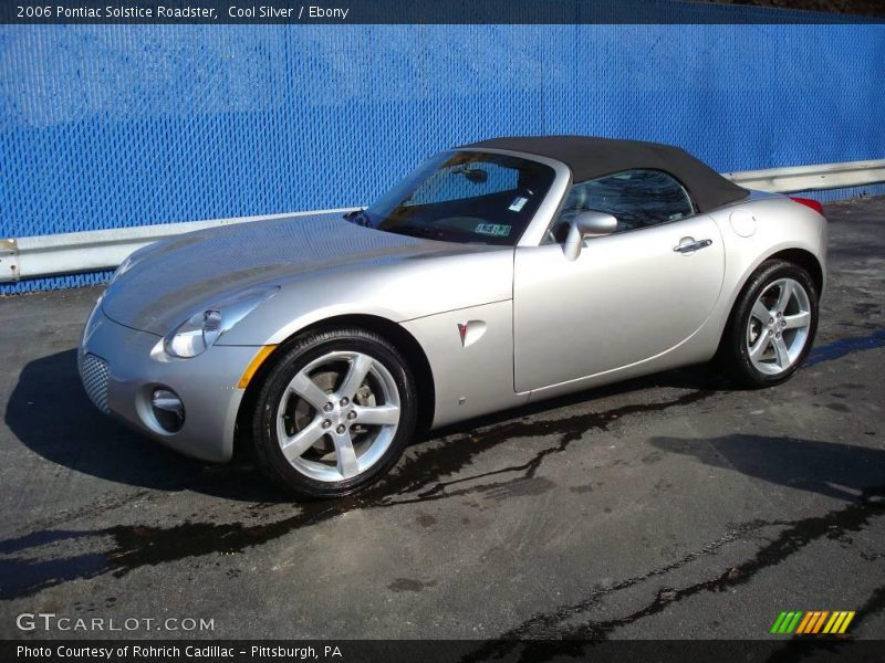 Cool Silver / Ebony 2006 Pontiac Solstice Roadster
