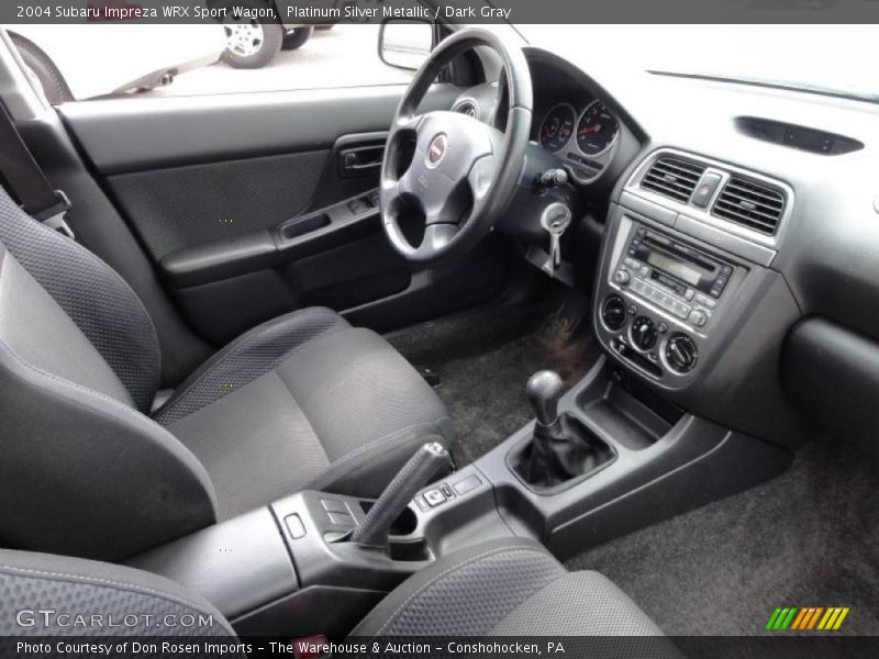 Platinum Silver Metallic / Dark Gray 2004 Subaru Impreza WRX Sport Wagon
