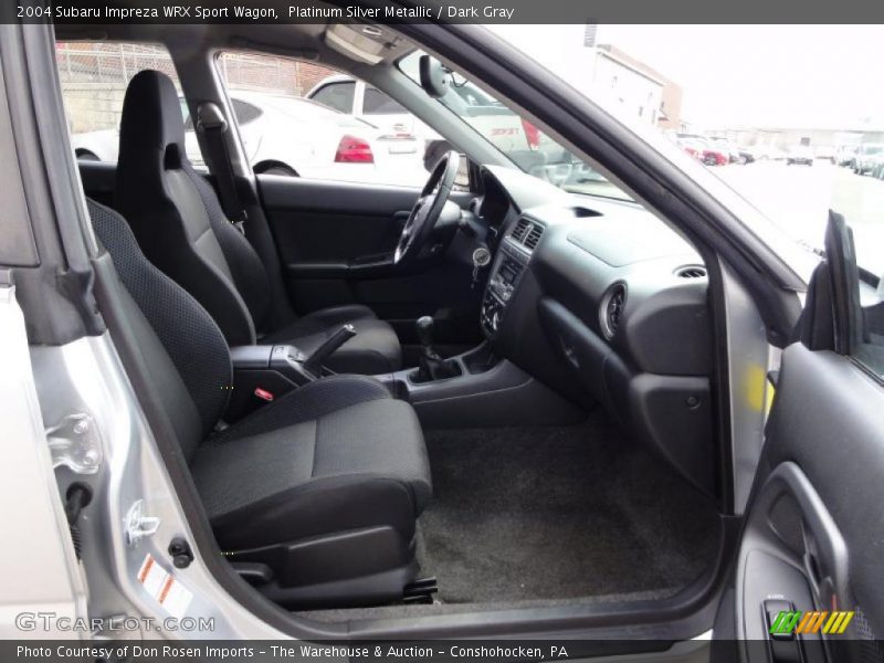 Platinum Silver Metallic / Dark Gray 2004 Subaru Impreza WRX Sport Wagon