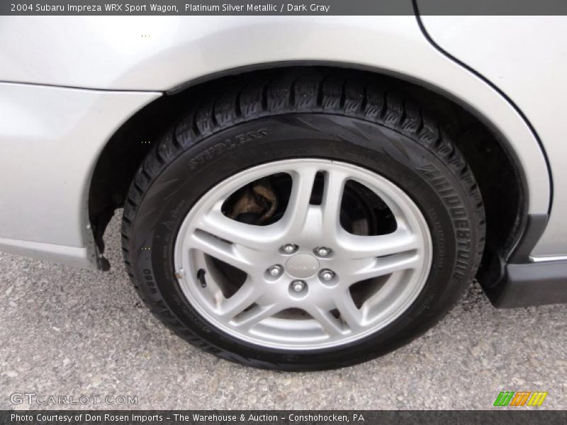 Platinum Silver Metallic / Dark Gray 2004 Subaru Impreza WRX Sport Wagon