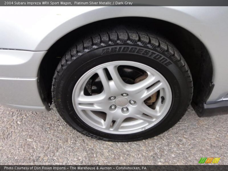Platinum Silver Metallic / Dark Gray 2004 Subaru Impreza WRX Sport Wagon