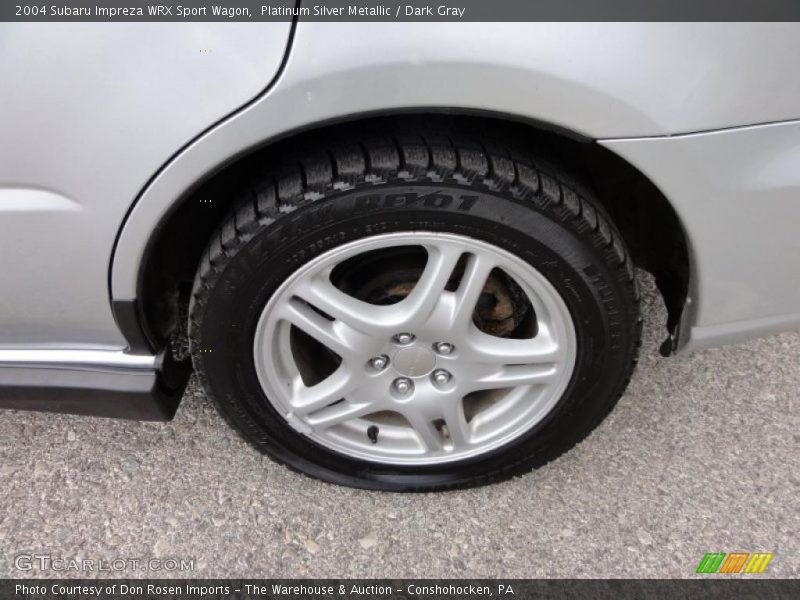 Platinum Silver Metallic / Dark Gray 2004 Subaru Impreza WRX Sport Wagon