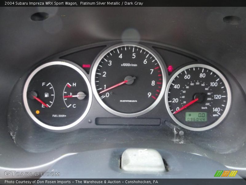 Platinum Silver Metallic / Dark Gray 2004 Subaru Impreza WRX Sport Wagon