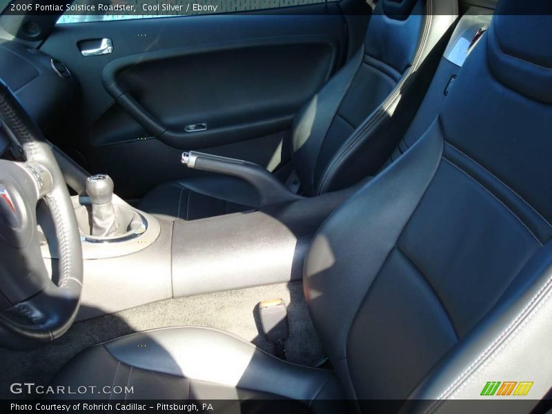 Cool Silver / Ebony 2006 Pontiac Solstice Roadster