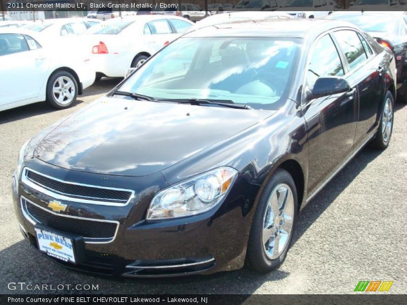 Black Granite Metallic / Ebony 2011 Chevrolet Malibu LT
