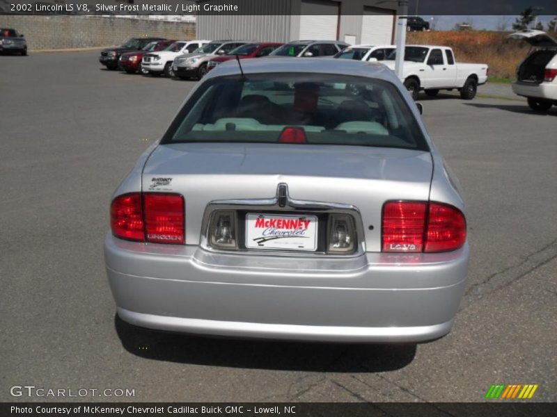 Silver Frost Metallic / Light Graphite 2002 Lincoln LS V8