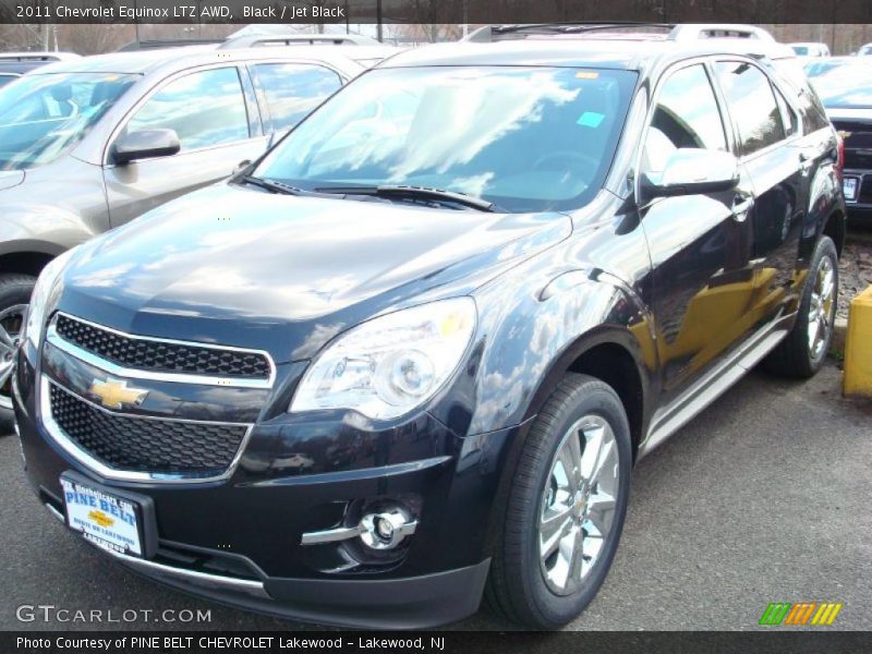 Black / Jet Black 2011 Chevrolet Equinox LTZ AWD