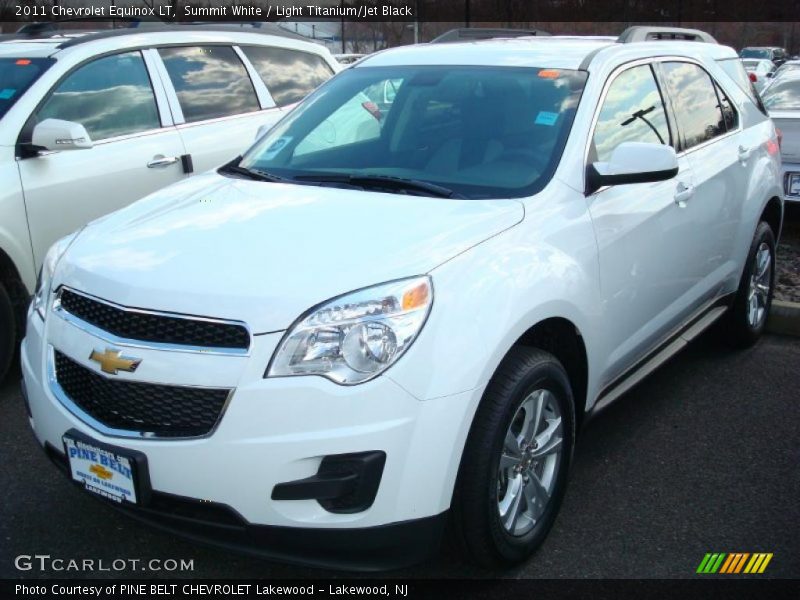 Summit White / Light Titanium/Jet Black 2011 Chevrolet Equinox LT