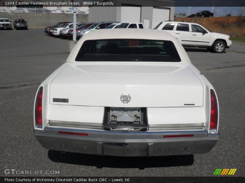  1994 Fleetwood Brougham Sedan White