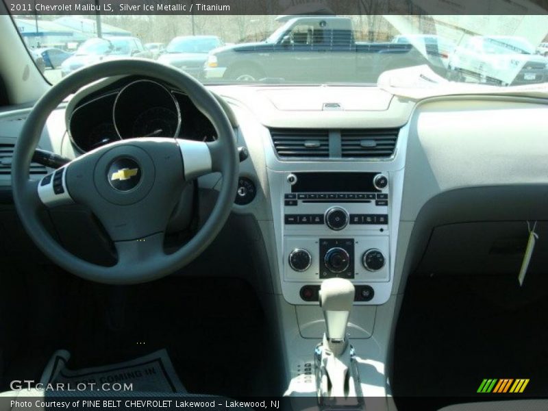 Silver Ice Metallic / Titanium 2011 Chevrolet Malibu LS